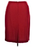 Le Suit 100% Polyester Solid Red Formal Skirt Size 18 - photo 2