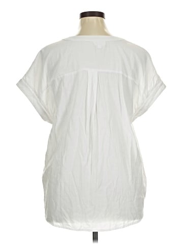Peach Short Sleeve Blouse (view 2)