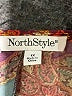 North Style Paisley Burgundy Long Sleeve Top Size 1X - photo 7