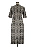 ROAM Print Gray Casual Dress Size XL - photo 2