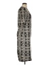 ROAM Print Gray Casual Dress Size XL - photo 4