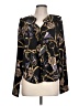 OVI 100% Polyester Black Long Sleeve Blouse Size L - photo 1