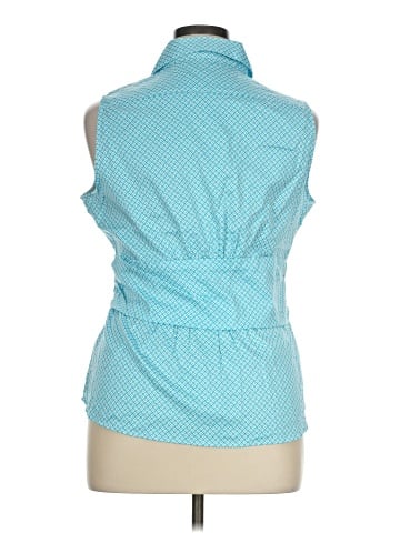 New York & Company Sleeveless Button-Down Shirt (view 2)
