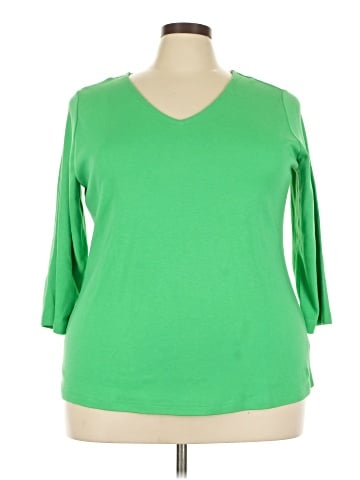 Isaac Mizrahi 3/4 Sleeve T-Shirt (view 1)