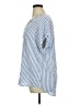 BeachLunchLounge 100% Rayon Stripes Blue Short Sleeve Blouse Size XL - photo 5