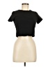 Dazy-Less Black Short Sleeve Turtleneck Size M - photo 1