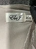 Eliza J Metallic Solid Silver Cocktail Dress Size 14 - photo 7