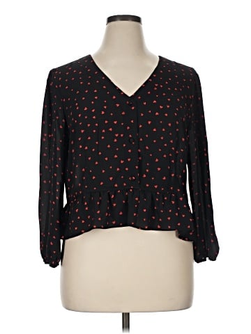 Candie's 3/4 Sleeve Blouse (view 1)