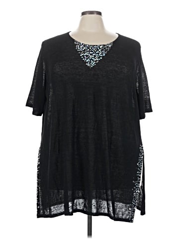 Ulla Popken Short Sleeve Top (view 1)