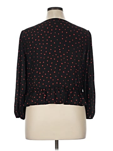 Candie's 3/4 Sleeve Blouse (view 2)
