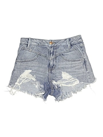 Happily Grey Denim Shorts (view 1)