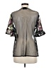 Ruff Hewn Gray Short Sleeve Blouse Size M - photo 2