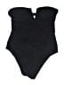 Mossimo Graphic Black One Piece Swimsuit Size S - photo 1