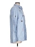 Ellison Hearts Blue Long Sleeve Button-Down Shirt Size L - photo 4