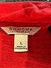 SONOMA life + style Red Sleeveless Button-Down Shirt Size L - photo 7