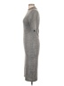 Popular Basics Houndstooth Gray Casual Dress Size L - photo 5
