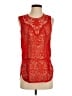 Tiny Red Sleeveless Blouse Size S - photo 1