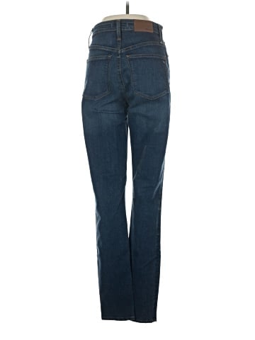 Madewell Tall Curvy High-Rise Skinny Jeans in Moreaux Wash (view 2)