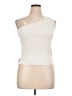 MNG Ivory Sleeveless Top Size XL - photo 1