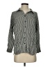 Bobeau 100% Rayon Stripes Silver 3/4 Sleeve Blouse Size S - photo 1