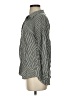 Bobeau 100% Rayon Stripes Silver 3/4 Sleeve Blouse Size S - photo 5