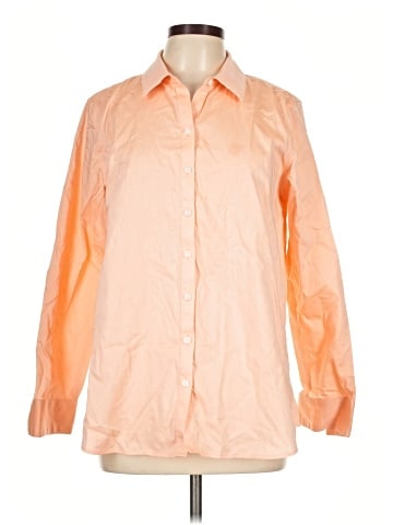 Ellen Tracy Long Sleeve Button-Down Shirt (view 1)