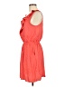 Express 100% Polyester Orange Casual Dress Size M - photo 5