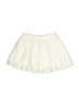 Tea 100% Cotton Solid Ivory Skirt Size 4 - photo 1