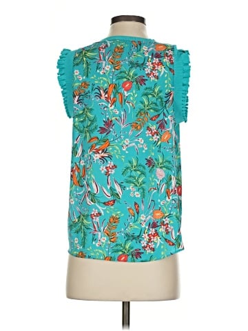 Skies Are Blue Sleeveless Blouse (view 2)