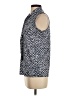 MICHAEL Michael Kors Blue Sleeveless Button-Down Shirt Size S - photo 5