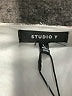Studio Y Silver Short Sleeve Blouse Size L - photo 7