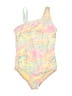 Lands' End Tie-dye Pink One Piece Swimsuit Size 7 - photo 1