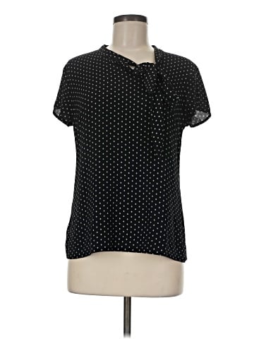 Noir Short Sleeve Blouse (view 1)