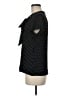Noir Polka Dots Black Short Sleeve Blouse Size M - photo 5