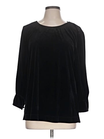 Karl Lagerfeld Paris Long Sleeve Blouse (view 1)