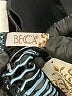 Becca Chevron-herringbone Blue Swimsuit Top Size M - photo 3