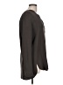 Vince. 100% Silk Gray Long Sleeve Silk Top Size 12 - photo 4