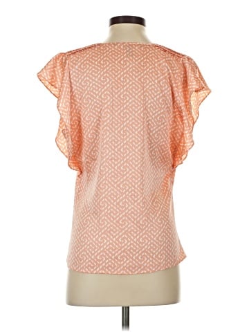 White House Black Market Short Sleeve Blouse (view 2)