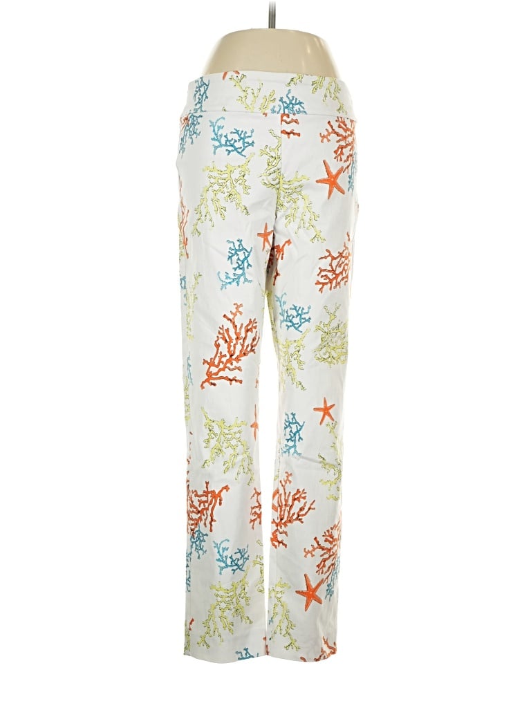Pre-owned Krazy Larry Casual Pants In White