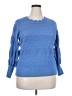 Cable & Gauge Blue Pullover Sweater Size 3X - photo 1