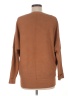 Simply Vera Vera Wang Solid Brown Pullover Sweater Size M - photo 2