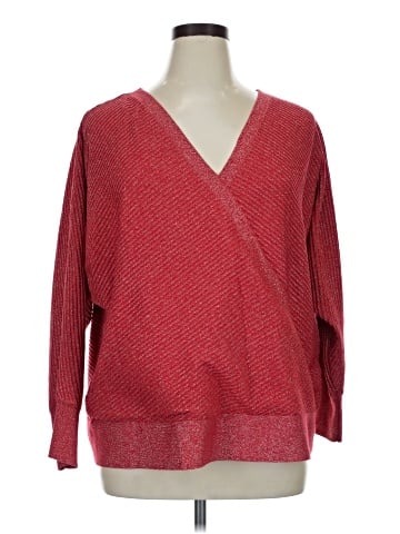 JM Collection Pullover Sweater (view 1)