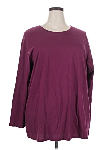 Woman Within 3/4 Sleeve T-Shirt (view 1)