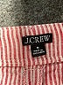 J.Crew 100% Linen Stripes Pink Shorts Size M - photo 3