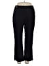 No Comment Solid Black Dress Pants Size XL - photo 1