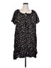 Evans 100% Viscose Print Black Casual Dress Size 22 - photo 1