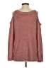 Alya Burgundy Red Pullover Sweater Size S - photo 2