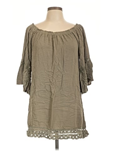 Flying Tomato 3/4 Sleeve Blouse (view 1)