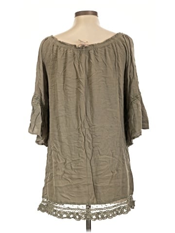 Flying Tomato 3/4 Sleeve Blouse (view 2)