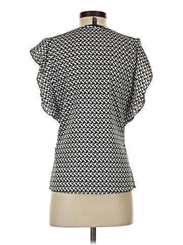 White House Black Market Short Sleeve Blouse (view 2)